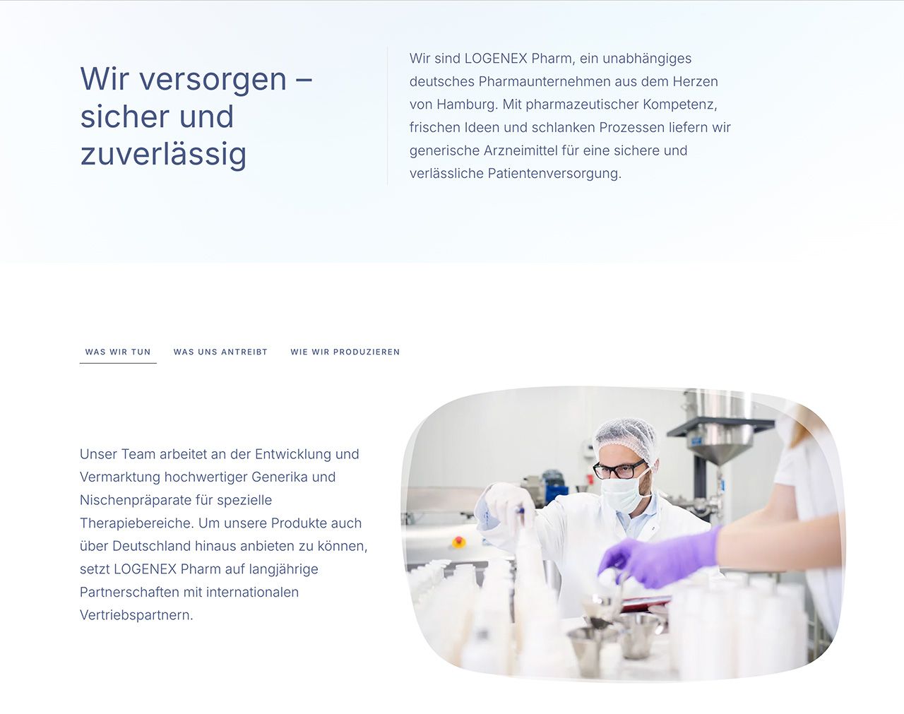 Webdesign Hamburg für MCM Pharma